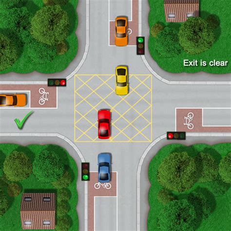 yellow box junction rules highway code|highway code exiting a junction.